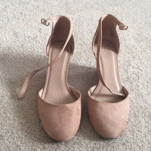 Nude wedge heels by A New Day from Target